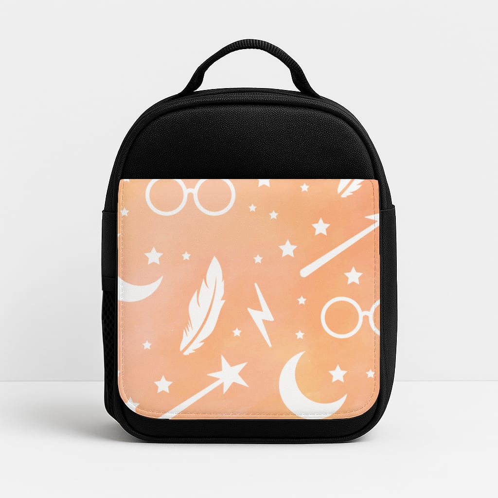 Wizard Icon Patterns Insulated Lunchbox