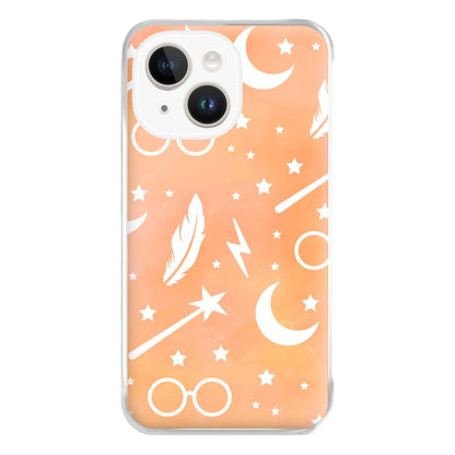 Wizard Icon Patterns Phone Case for iPhone 14 Plus