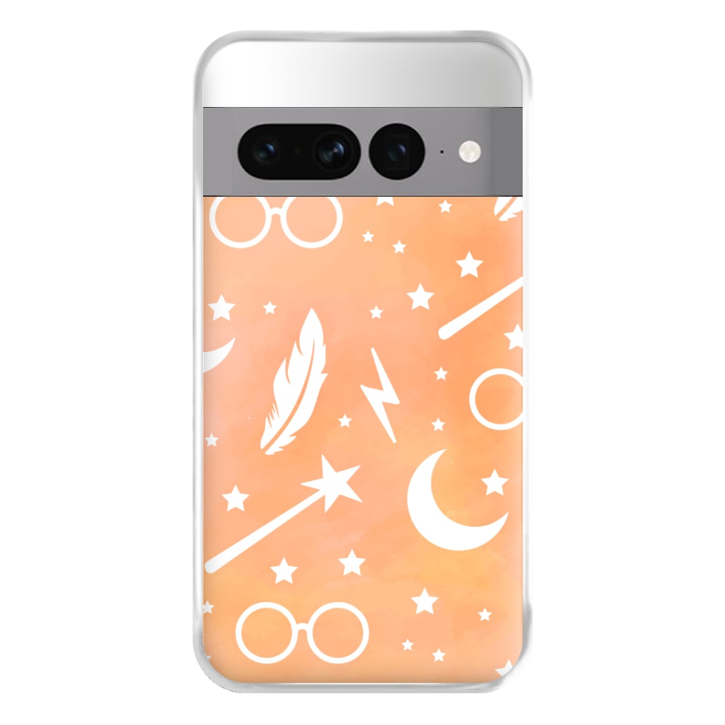 Wizard Icon Patterns Phone Case for Google Pixel 7 Pro