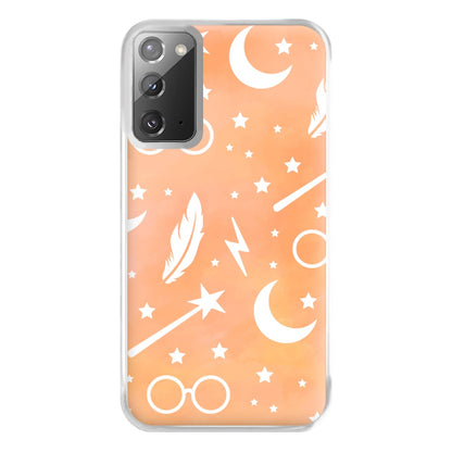 Wizard Icon Patterns Phone Case for Galaxy Note 20 Ultra