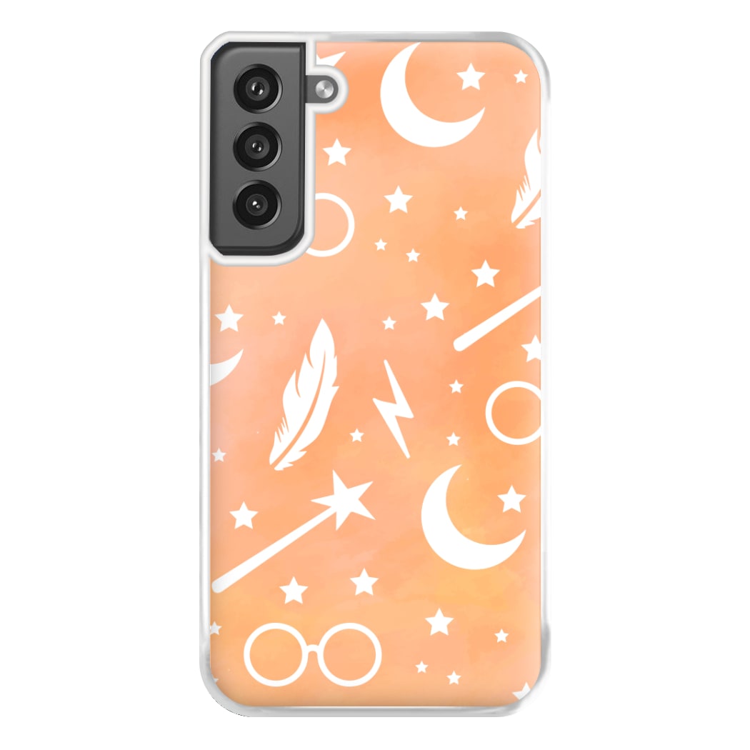 Wizard Icon Patterns Phone Case for Galaxy S21FE