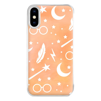 Wizard Icon Patterns Phone Case for iPhone XS Max