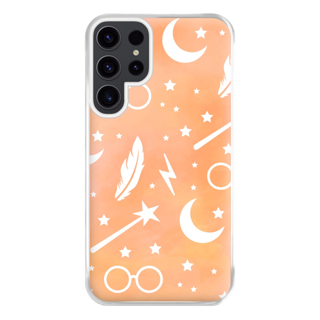 Wizard Icon Patterns Phone Case for Galaxy S23 Ultra