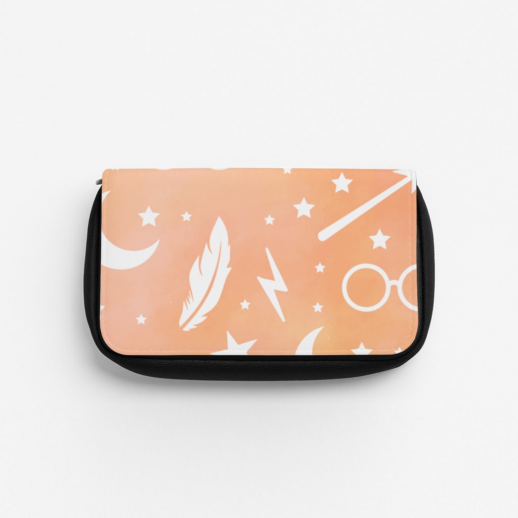 Wizard Icon Patterns Pencil Case