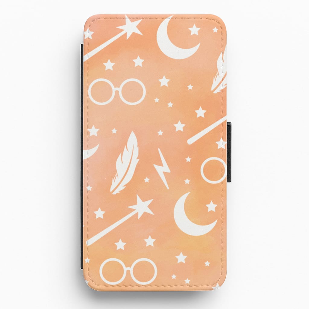 Wizard Icon Patterns Flip / Wallet Phone Case