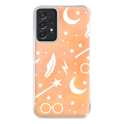 Wizard Icon Patterns Phone Case for Galaxy A52 / A52s