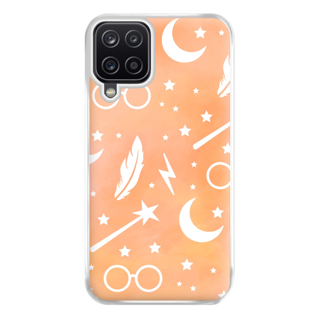 Wizard Icon Patterns Phone Case for Galaxy A12