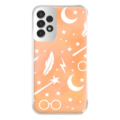 Wizard Icon Patterns Phone Case for Galaxy A53