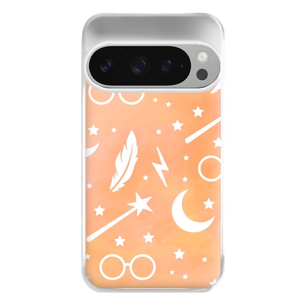 Wizard Icon Patterns Phone Case for Google Pixel 9 Pro XL