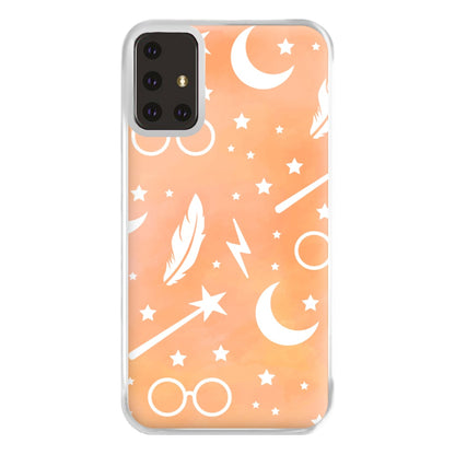 Wizard Icon Patterns Phone Case for Galaxy A71