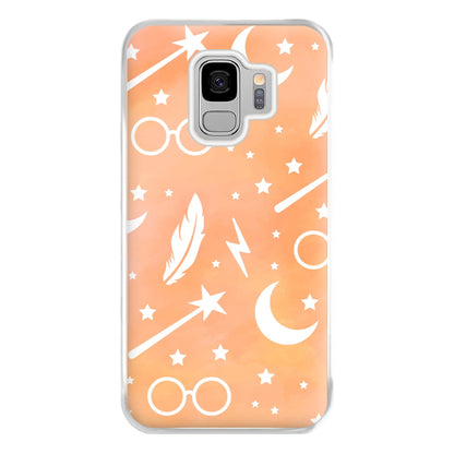 Wizard Icon Patterns Phone Case for Galaxy S9 Plus