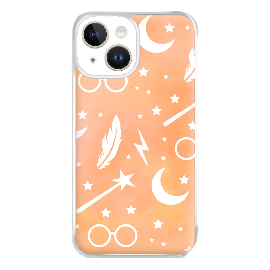 Wizard Icon Patterns Phone Case for iPhone 14