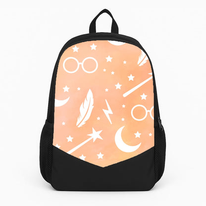Wizard Icon Patterns Large Backpack