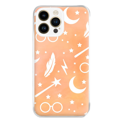 Wizard Icon Patterns Phone Case for iPhone 14 Pro Max