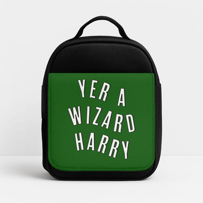 Green Yer A Wizard Harry Insulated Lunchbox