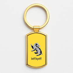 Hufflepuff Gold Keyring
