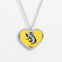 Hufflepuff Heart Necklace