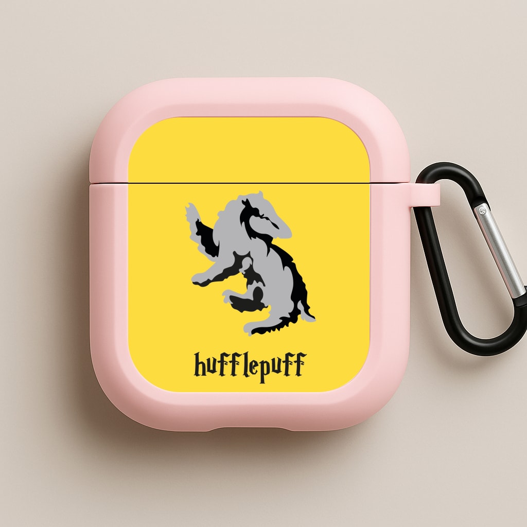 Hufflepuff Pink AirPods Case