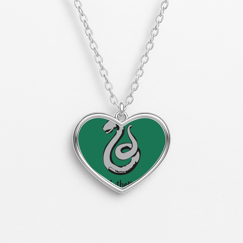 Slytherin Heart Necklace