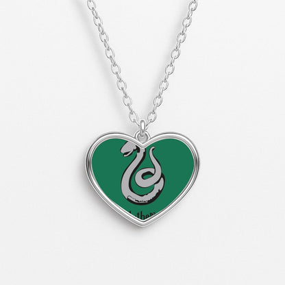 Slytherin Heart Necklace