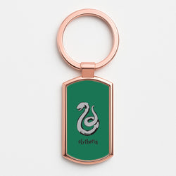 Slytherin Rose Gold Keyring