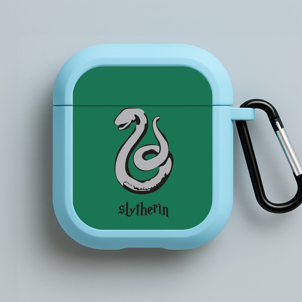 Slytherin Blue AirPods Case
