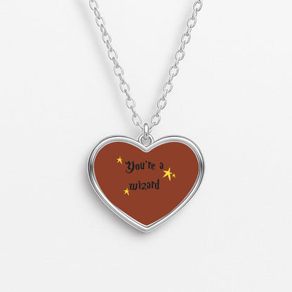 You're A Wizard Heart Necklace