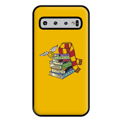 Book Stack Phone Case for Galaxy S10 Plus