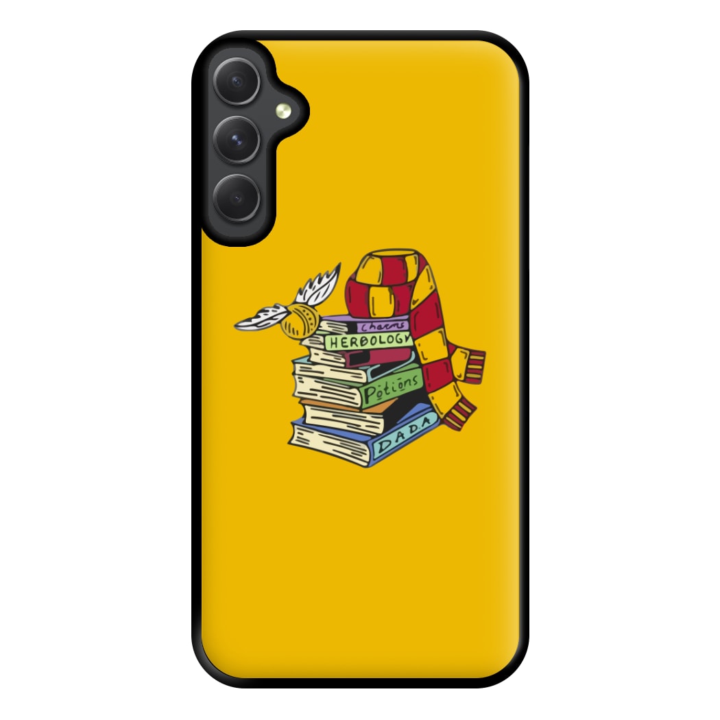 Book Stack Phone Case for Galaxy A14