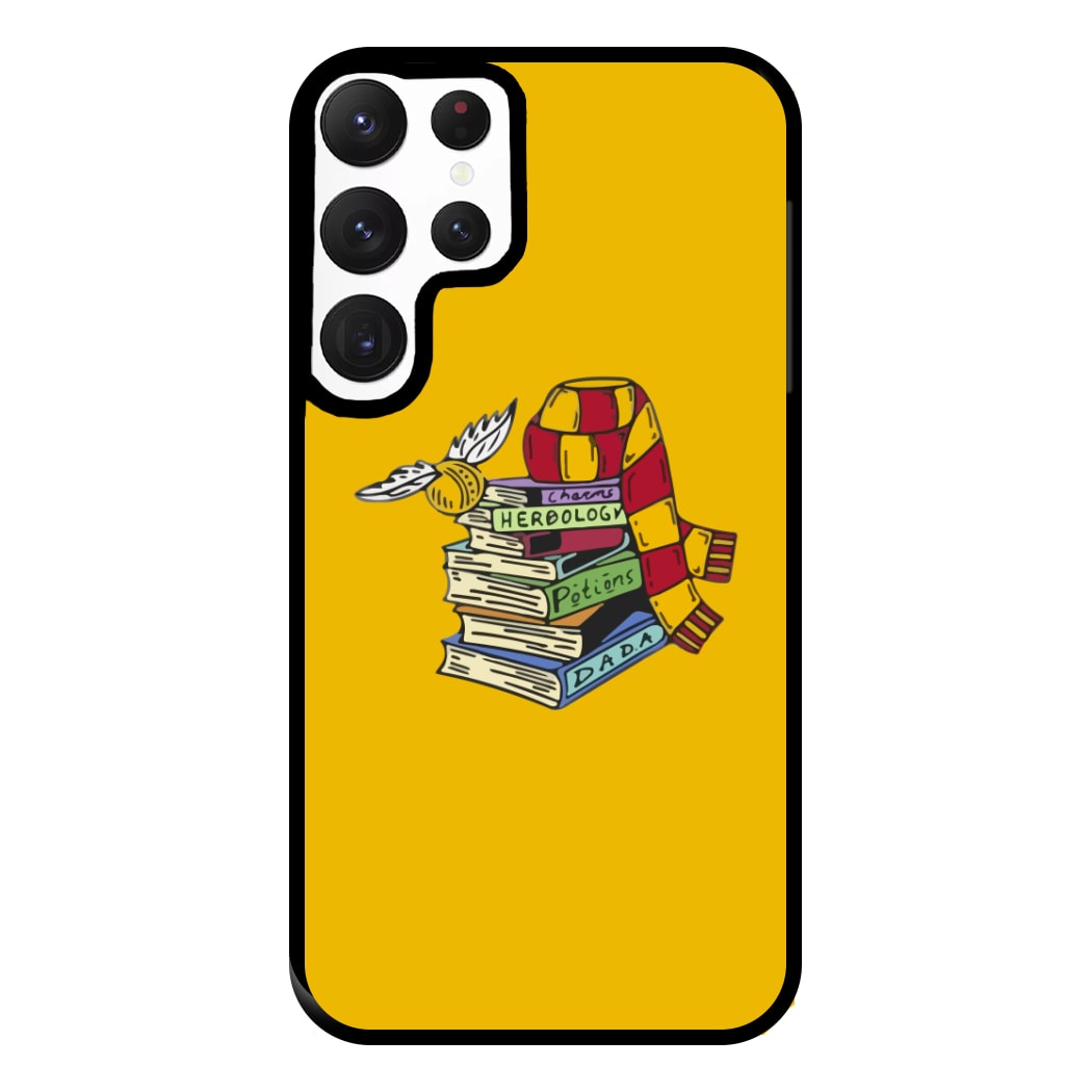 Book Stack Phone Case for Galaxy S22 Ultra