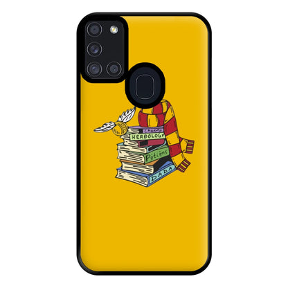 Book Stack Phone Case for Galaxy A21s