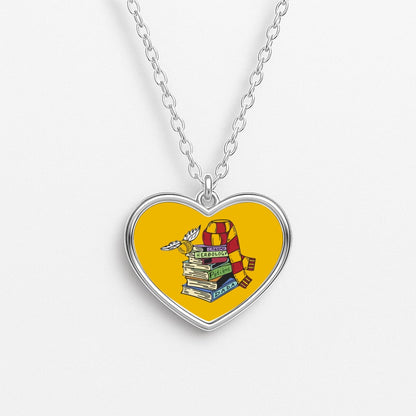 Book Stack Necklace