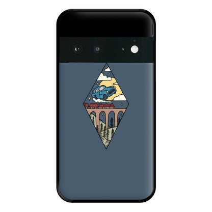 Flying Car Phone Case for Google Pixel 6a