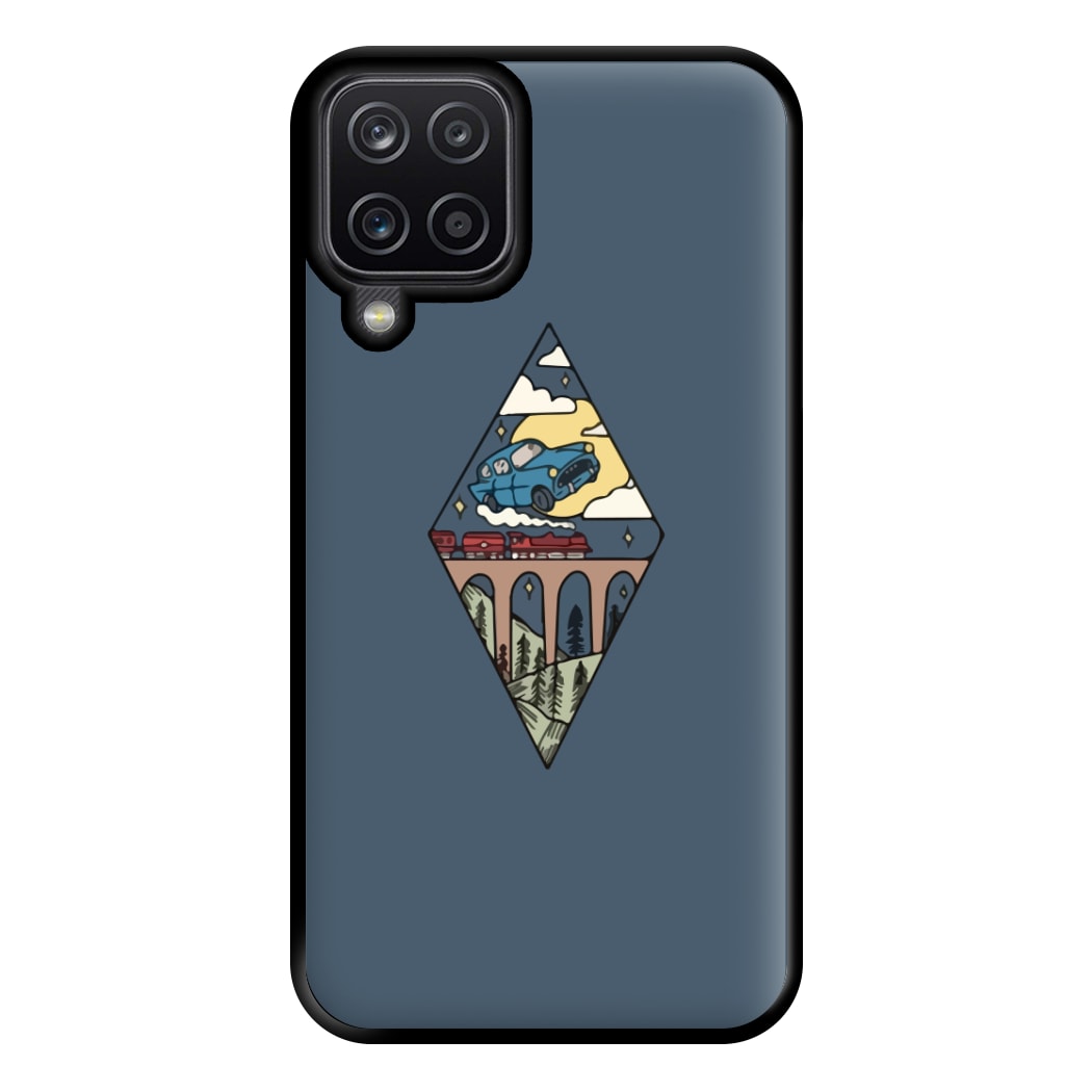 Flying Car Phone Case for Galaxy A12