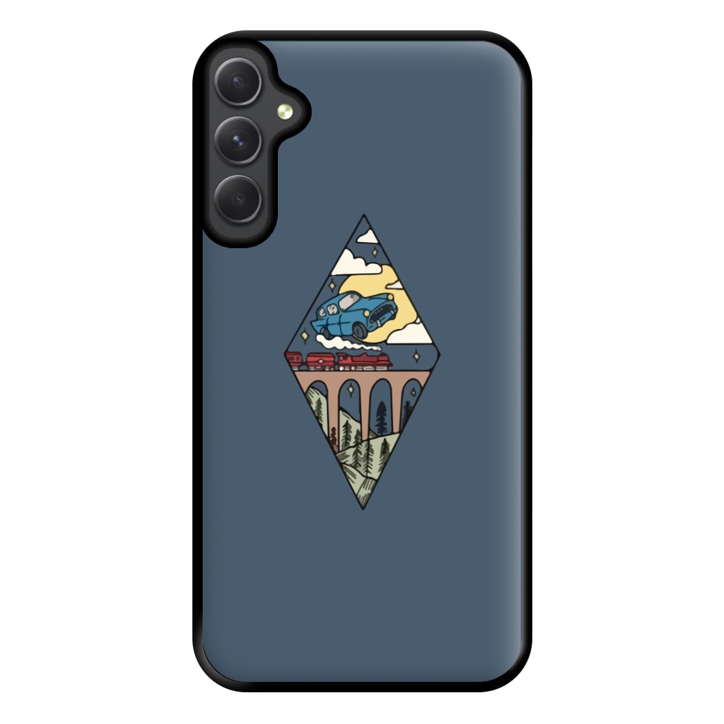 Flying Car Phone Case for Galaxy A54