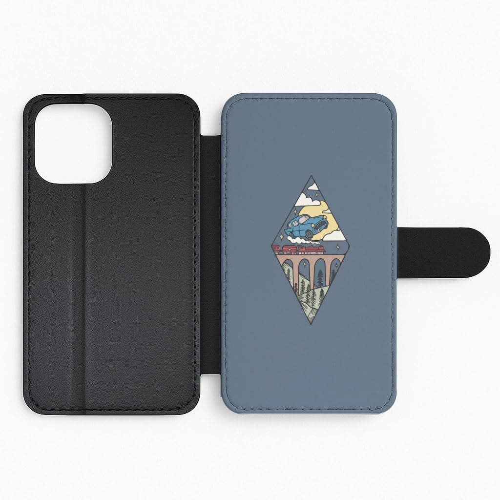 Flying Car Flip Phone Case