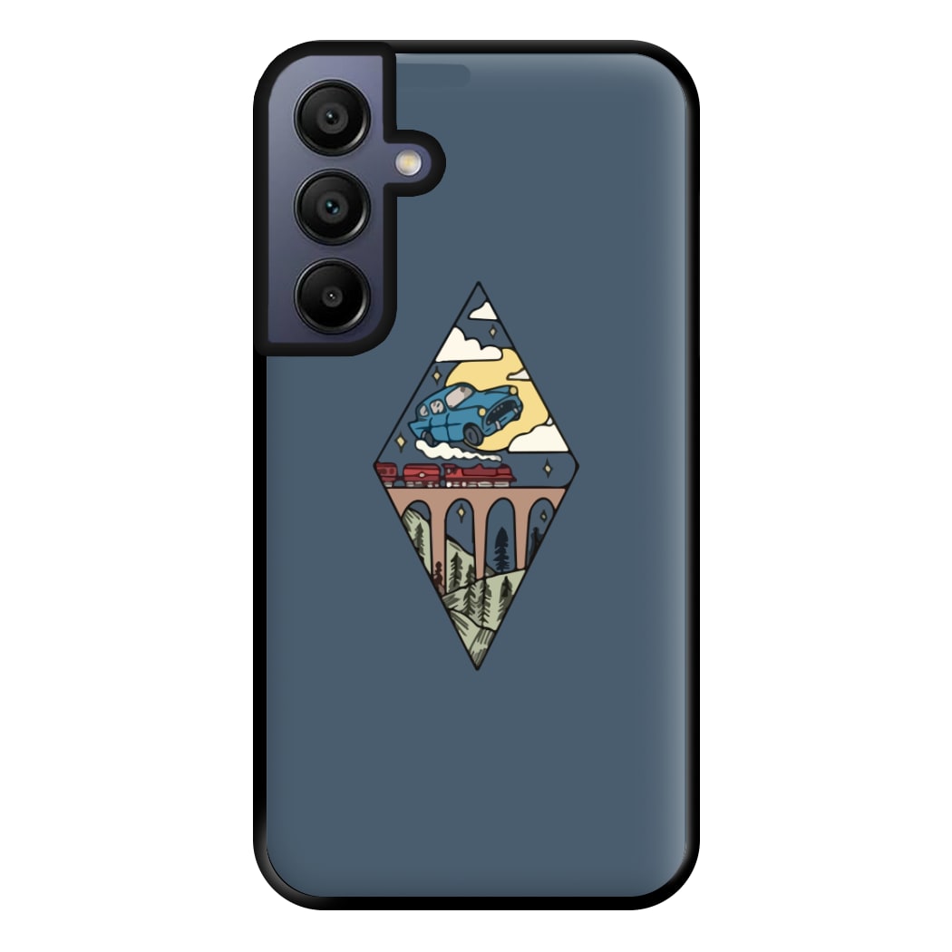 Flying Car Phone Case for Galaxy A15