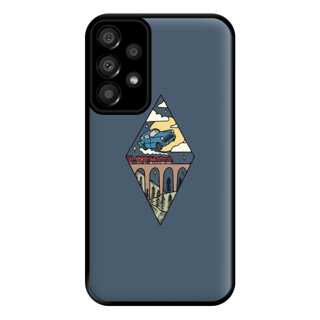 Flying Car Phone Case for Galaxy A33