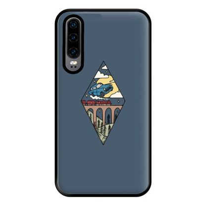 Flying Car Phone Case for Huawei P30