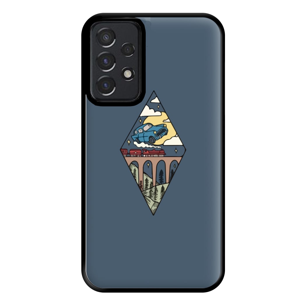 Flying Car Phone Case for Galaxy A52 / A52s