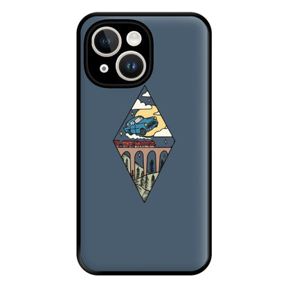 Flying Car Phone Case for iPhone 14 Plus