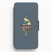 Flying Car Flip / Wallet Phone Case 1
