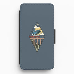 Flying Car Flip / Wallet Phone Case