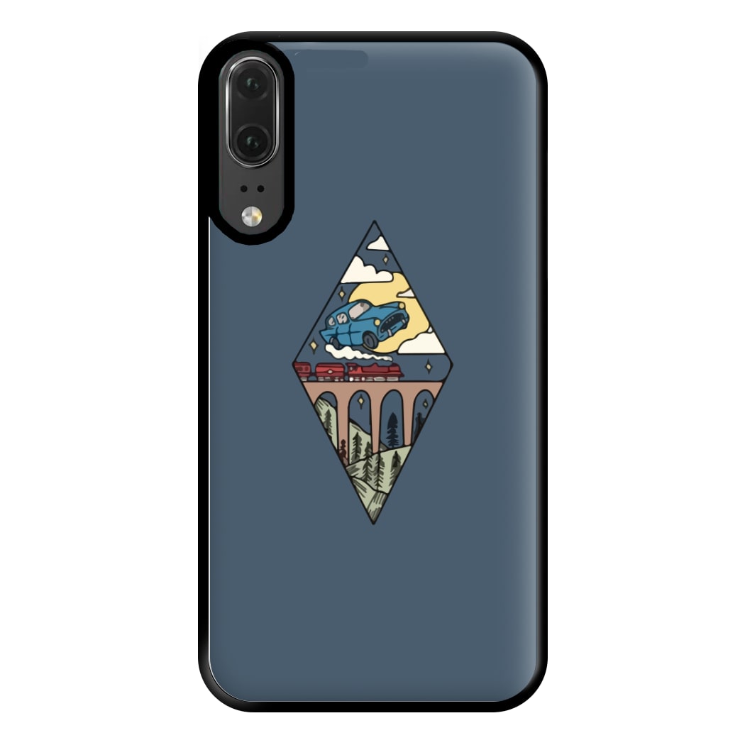 Flying Car Phone Case for Huawei P20