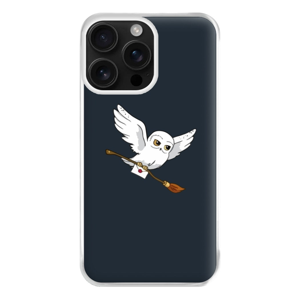 Messenger Owl Hedwig Phone Case for iPhone 16 Pro Max