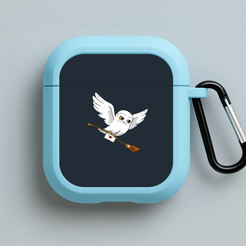 Messenger Owl Hedwig Blue AirPods Case