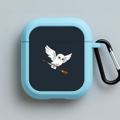 Messenger Owl Hedwig Blue AirPods Case