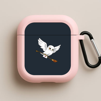 Messenger Owl Hedwig Pink AirPods Case