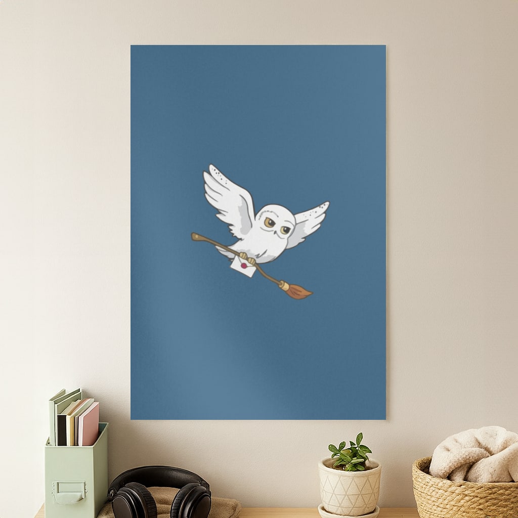Messenger Owl Hedwig Poster