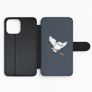 Messenger Owl Hedwig Flip / Wallet Phone Case 2